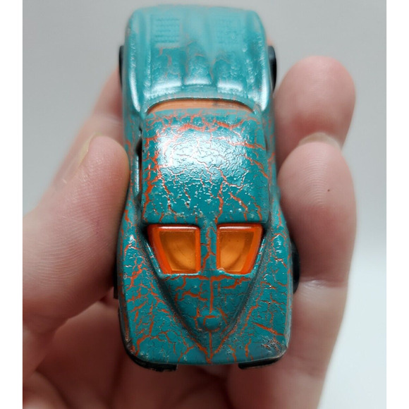 Vintage Hot Wheels Mattel Stingray Corvette Crackle Paint Diecast Toy Car 1979 - Picture 2 of 8